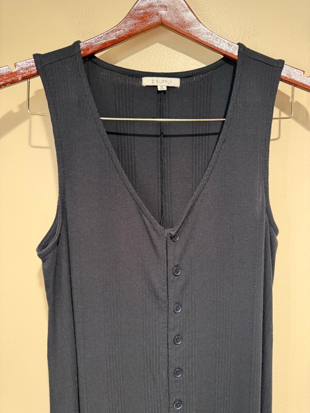 Z supply Solace Jumpsuit ribbed in black size medium - Picture 9 of 11